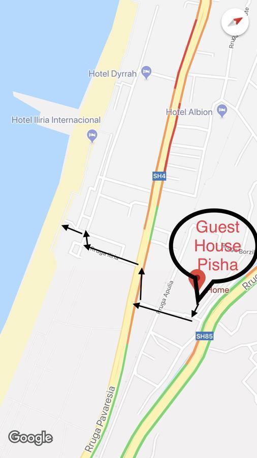 Guest House "Pisha" Durrës 外观 照片